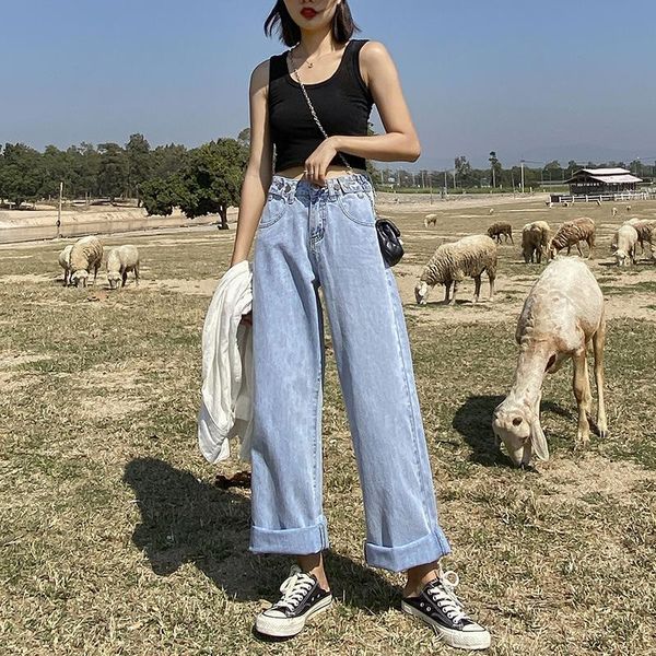 casual pants women style all-match elastic waist plaid wide leg trousers womens students chic trendy office lady harajuku new, Black;white
casual pants women style all-match elastic waist plaid wide leg trousers womens students chic trendy office lady harajuku new, Black;white