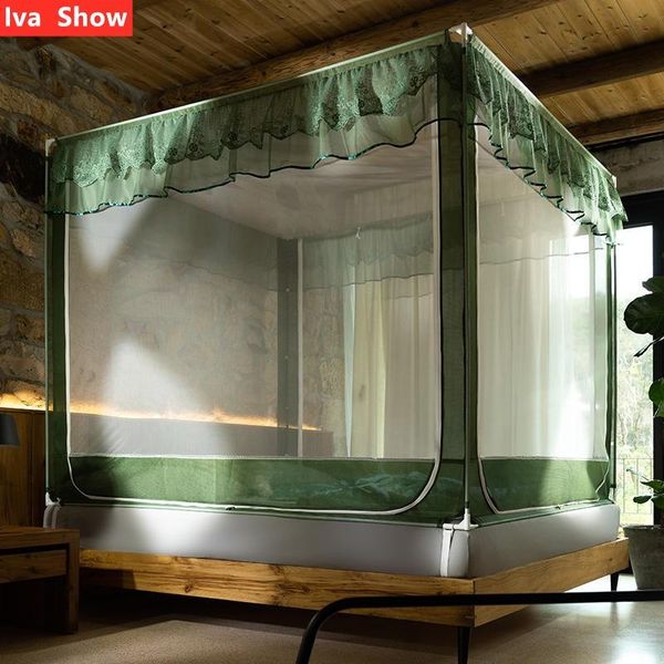 mosquito net iva show agate green zipper three doors thicken 360 degree anti-mosquito bed big space encrypted mesh
mosquito net iva show agate green zipper three doors thicken 360 degree anti-mosquito bed big space encrypted mesh