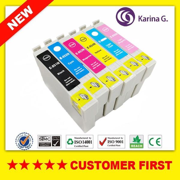 ink cartridges compatible cartridge for t0851 t0851n - t0856n suit stylus po 1390 t60 etc.
ink cartridges compatible cartridge for t0851 t0851n - t0856n suit stylus po 1390 t60 etc.