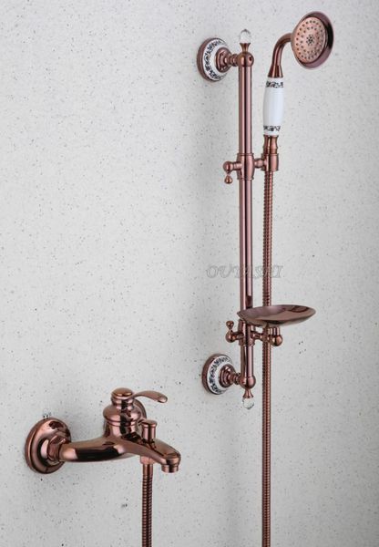 bathroom shower sets high-class noble classical all-bronze blue and white porcelain rose gold faucet lift pipe with soap dish set
bathroom shower sets high-class noble classical all-bronze blue and white porcelain rose gold faucet lift pipe with soap dish set