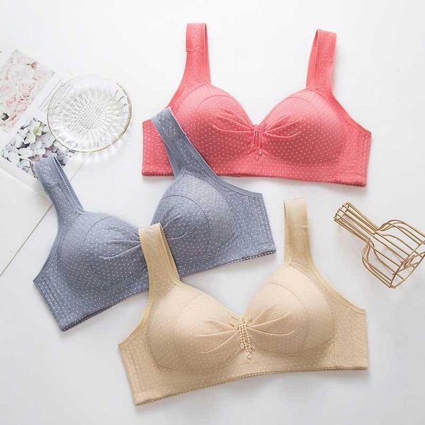 bras cotton bra back buckle women underwear plus size non-wired widened shoulder straps comfortable black chest cover, Red;black
bras cotton bra back buckle women underwear plus size non-wired widened shoulder straps comfortable black chest cover, Red;black