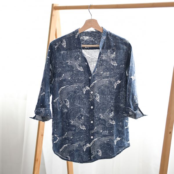 2021 new vero trs quartos manga da marca dos linho gola camisas de moda para homens camisa confortvel overhemd en0v, White
2021 new vero trs quartos manga da marca dos linho gola camisas de moda para homens camisa confortvel overhemd en0v, White