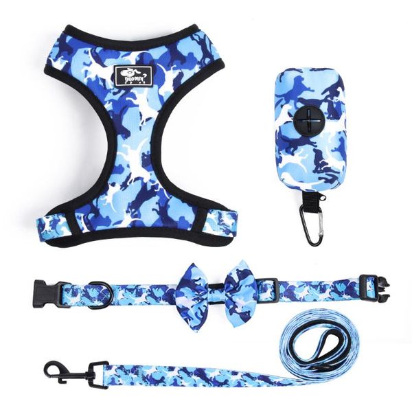 dog collars & leashes 4pcs in 1 camouflage reflective pet harness set with bow-knot storage bag for small puppy cat
dog collars & leashes 4pcs in 1 camouflage reflective pet harness set with bow-knot storage bag for small puppy cat