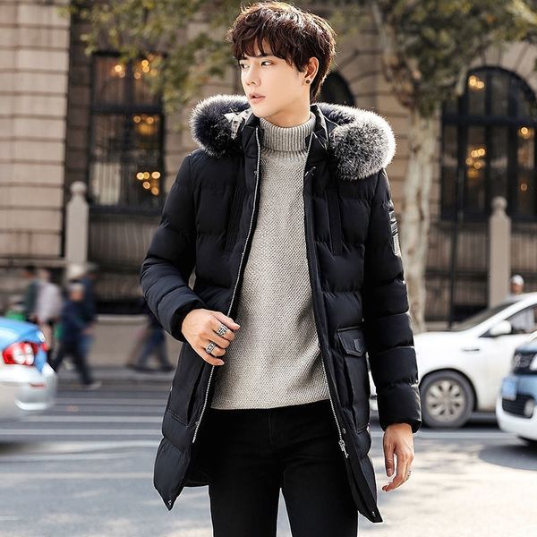 men's winter thick shirt slim short jacket students large size 2021 new trend coat down cotton padded cl f6jr, Black
men's winter thick shirt slim short jacket students large size 2021 new trend coat down cotton padded cl f6jr, Black