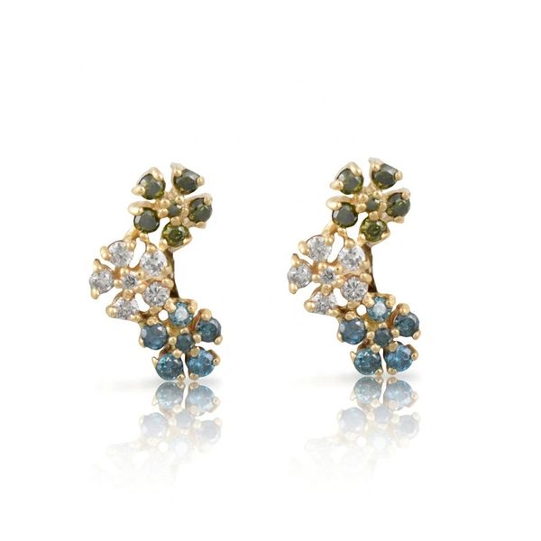 original brand delicate 925 silver vermeil gold rainbow multicolored triple daisy stud earring, Golden;silver
original brand delicate 925 silver vermeil gold rainbow multicolored triple daisy stud earring, Golden;silver