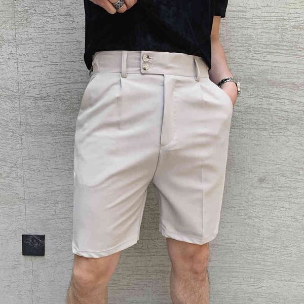men's shorts british style will see fine suit adjustment of business shorts simple men's clothing at the height casual knee in str, White;black
men's shorts british style will see fine suit adjustment of business shorts simple men's clothing at the height casual knee in str, White;black