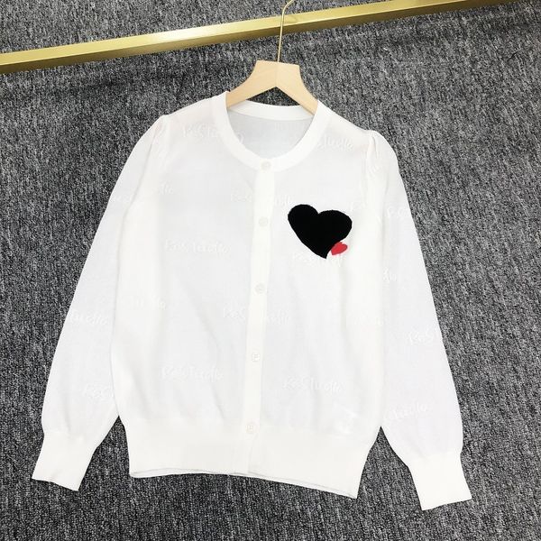 sweater knit early autumn 2021 letter love embroidery jacquard ted cardigan women's loose outer long sleeved top, White;black
sweater knit early autumn 2021 letter love embroidery jacquard ted cardigan women's loose outer long sleeved top, White;black