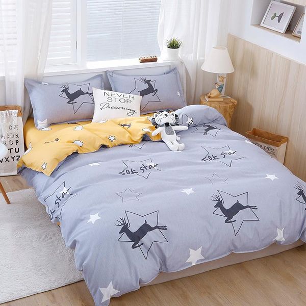 bedding sets comforter star elk printed a/b double-sided pattern duvet cover modern nordic bed sheet linen pillowcase bedclothes
bedding sets comforter star elk printed a/b double-sided pattern duvet cover modern nordic bed sheet linen pillowcase bedclothes