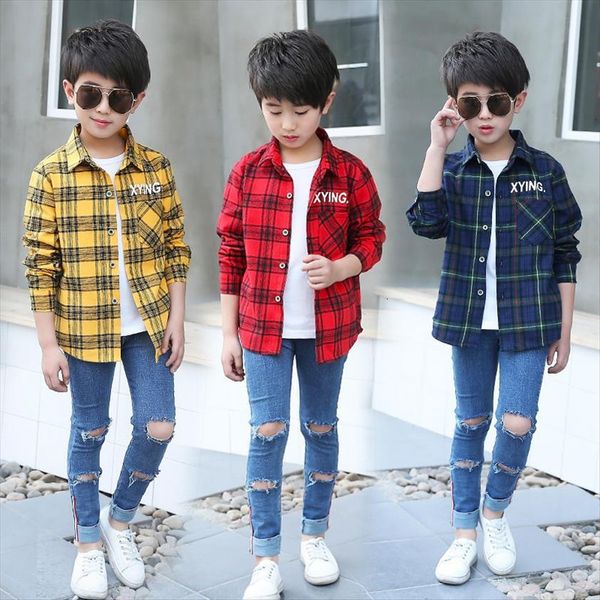 korean long sleeve teen boys shirts yellow red green plaid for children kids teenage clothes school shirt 5 14years, White;black
korean long sleeve teen boys shirts yellow red green plaid for children kids teenage clothes school shirt 5 14years, White;black