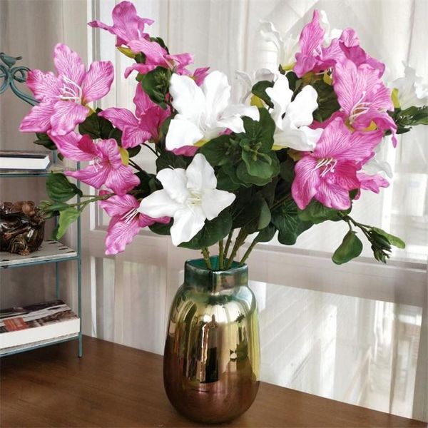 decorative flowers & wreaths 10p fake bauhinia (4 heads/piece) 27.56" length simulation red bauhinias for wedding home artificial
decorative flowers & wreaths 10p fake bauhinia (4 heads/piece) 27.56" length simulation red bauhinias for wedding home artificial