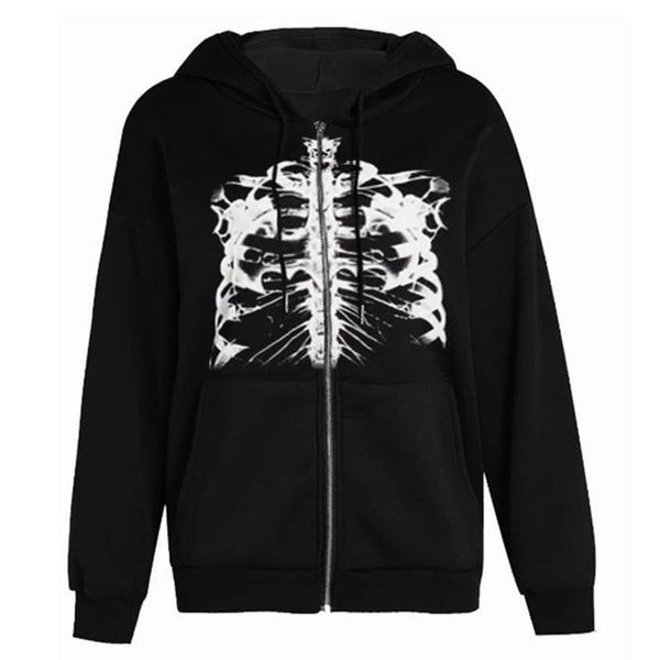 women's hoodies & sweatshirts female sweatshirt harajuku skull grunge clothes goth y2k aesthetic women zip hoodie oversized, Black
women's hoodies & sweatshirts female sweatshirt harajuku skull grunge clothes goth y2k aesthetic women zip hoodie oversized, Black