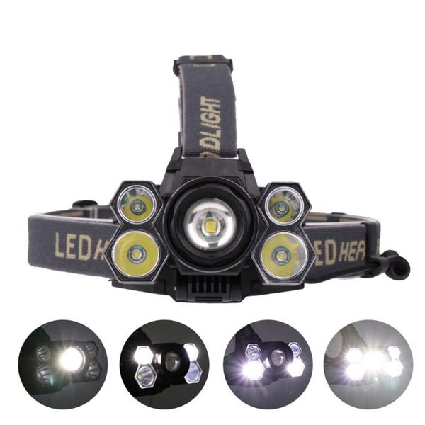 led headlamp rechargeable headlight 3 x xml t6+2 x xpe led 18650 head light linterna cabeza lampe frontale
led headlamp rechargeable headlight 3 x xml t6+2 x xpe led 18650 head light linterna cabeza lampe frontale