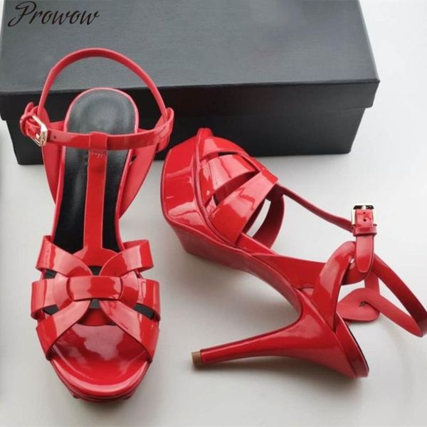 sandals prowow 2021 women high heels dress weddingpumps 9.5cm banquet waterproof platform toe rome style genuine leather, Black
sandals prowow 2021 women high heels dress weddingpumps 9.5cm banquet waterproof platform toe rome style genuine leather, Black