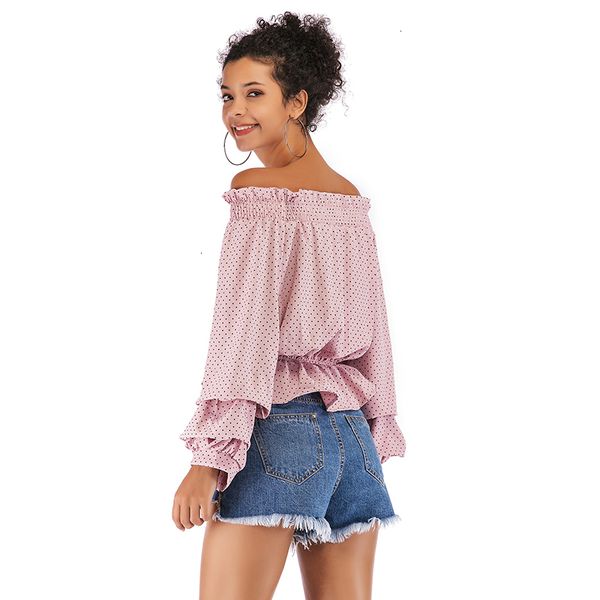 2021 summer ladies off shoulder sleeve polka dot women shirt streetwear womens blouses elegant chiffon blouse 6lpl, White
2021 summer ladies off shoulder sleeve polka dot women shirt streetwear womens blouses elegant chiffon blouse 6lpl, White