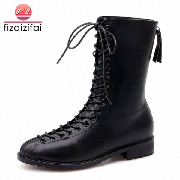 fizaizifai ladies boots zipper genuine leather short boots woman vintage fashion mid calf botas woman footwear size 34 39 shoes for sa t71n#, Black
fizaizifai ladies boots zipper genuine leather short boots woman vintage fashion mid calf botas woman footwear size 34 39 shoes for sa t71n#, Black