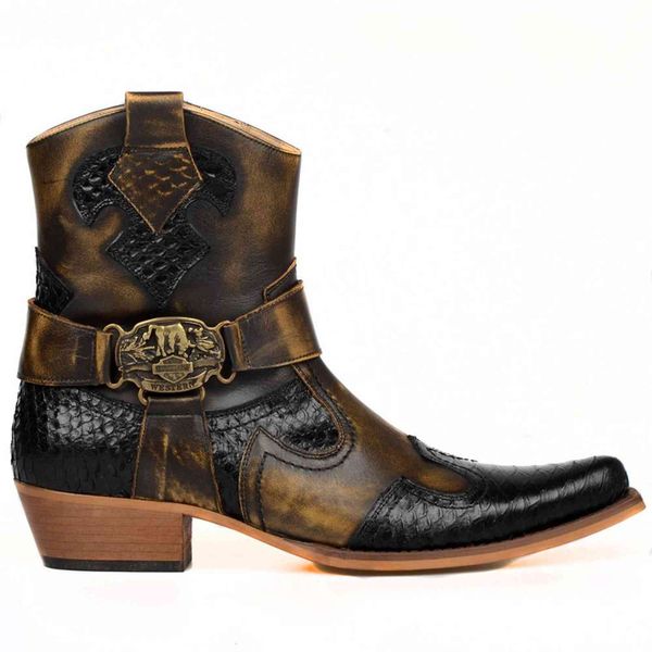 dress shoes botas masculinas de couro bovino genuÃno, botas com estampa cobra preta, fecho ponteagudo lateral, fivela texas vrp8, Black
dress shoes botas masculinas de couro bovino genuÃno, botas com estampa cobra preta, fecho ponteagudo lateral, fivela texas vrp8, Black