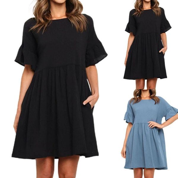 women's swimwear women mini dress summer ladies short sleeve cosy sundress holiday size s-xl, White;black
women's swimwear women mini dress summer ladies short sleeve cosy sundress holiday size s-xl, White;black