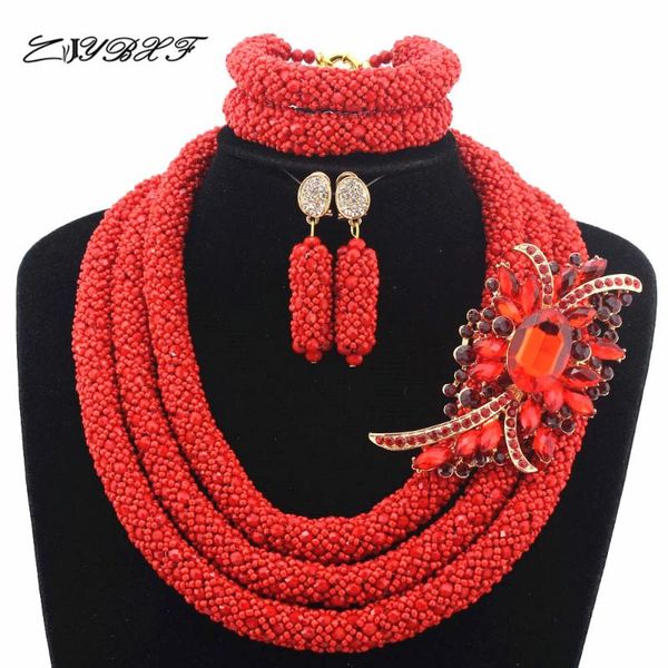 earrings & necklace bridal jewelry sets red nigerian wedding african beads set crystal women dh7596, Silver
earrings & necklace bridal jewelry sets red nigerian wedding african beads set crystal women dh7596, Silver