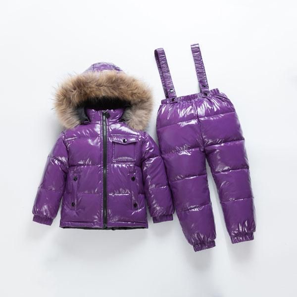 clothing sets children's boys and girls white duck down ski suit thick -30
clothing sets children's boys and girls white duck down ski suit thick -30