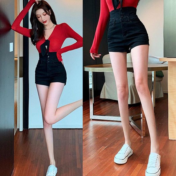 women's loose wide-leg short jeans denim wear all-match a-line thin pants shorts 2021 summer new black high-waist denim, Blue
women's loose wide-leg short jeans denim wear all-match a-line thin pants shorts 2021 summer new black high-waist denim, Blue