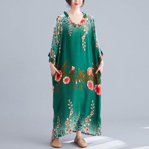 casual dresses arrival 2021 autumn vintage floral print maxi dress plus size cotton linen long boho for women big beach, Black;gray
casual dresses arrival 2021 autumn vintage floral print maxi dress plus size cotton linen long boho for women big beach, Black;gray