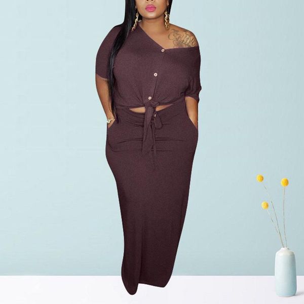 work dresses women 4xl 5xl plus size skirt sets single breasted & long solid elegant evening party night club outfits matching set, White;black
work dresses women 4xl 5xl plus size skirt sets single breasted & long solid elegant evening party night club outfits matching set, White;black