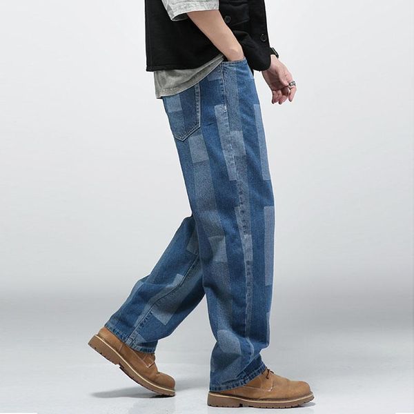 men's jeans man peto vaquero hombre men cotton pants trousers pantalon de streetwear homme comfort loose, Blue
men's jeans man peto vaquero hombre men cotton pants trousers pantalon de streetwear homme comfort loose, Blue