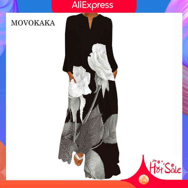 movokaka 3d rose printed black dress 2022 autumn long sleeve beach casual vintage dresses woman elegant girls long dress women g1223, Black;gray
movokaka 3d rose printed black dress 2022 autumn long sleeve beach casual vintage dresses woman elegant girls long dress women g1223, Black;gray
