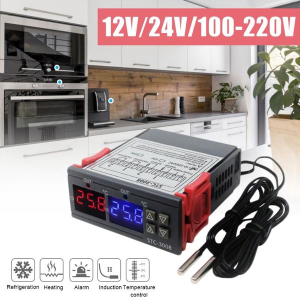 smart home control stc-3008 dual electronic thermostat computer digital display temperature adjustable switch
smart home control stc-3008 dual electronic thermostat computer digital display temperature adjustable switch