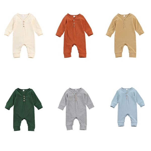 jumpsuits citgeeautumn solid born baby girls boys long sleeve romper jumpsuit v-neck button spring clothes, Blue
jumpsuits citgeeautumn solid born baby girls boys long sleeve romper jumpsuit v-neck button spring clothes, Blue