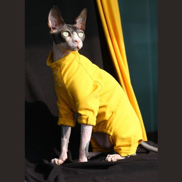cat costumes polyester solid yellow hairless clothes for sphinx four-legged jumpsuit no hair bottom shirt skirt
cat costumes polyester solid yellow hairless clothes for sphinx four-legged jumpsuit no hair bottom shirt skirt
