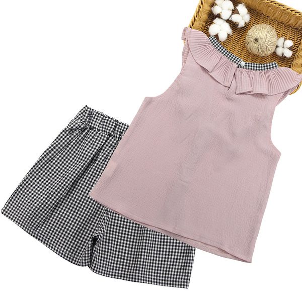 girls clothing set summer girls clothes kids vest + plaid shorts 2pcs suits for girls clothes 6 7 10 11 12 14 years, White
girls clothing set summer girls clothes kids vest + plaid shorts 2pcs suits for girls clothes 6 7 10 11 12 14 years, White