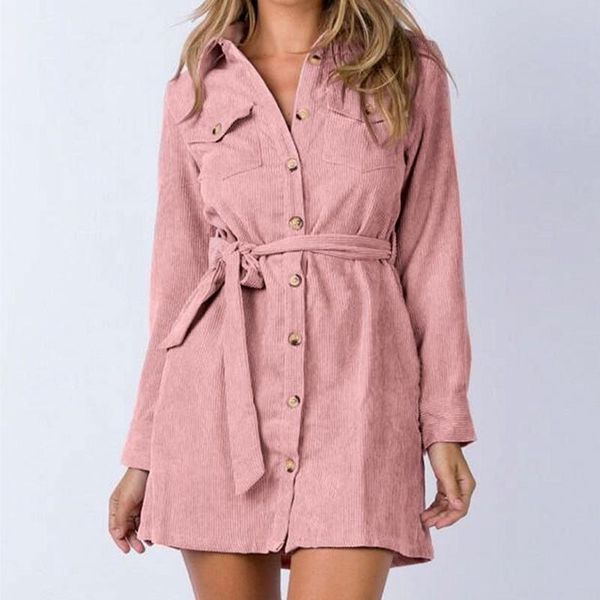 casual dresses ladies fashion long sleeve solid color autumn winter dress button belt v neck mini women vestidos ropa mujer, Black;gray
casual dresses ladies fashion long sleeve solid color autumn winter dress button belt v neck mini women vestidos ropa mujer, Black;gray