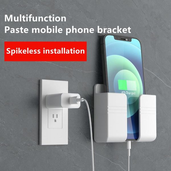 hooks & rails wall mounted organizer storage box tv remote control mobile phone plug holder charging multifunction stand
hooks & rails wall mounted organizer storage box tv remote control mobile phone plug holder charging multifunction stand