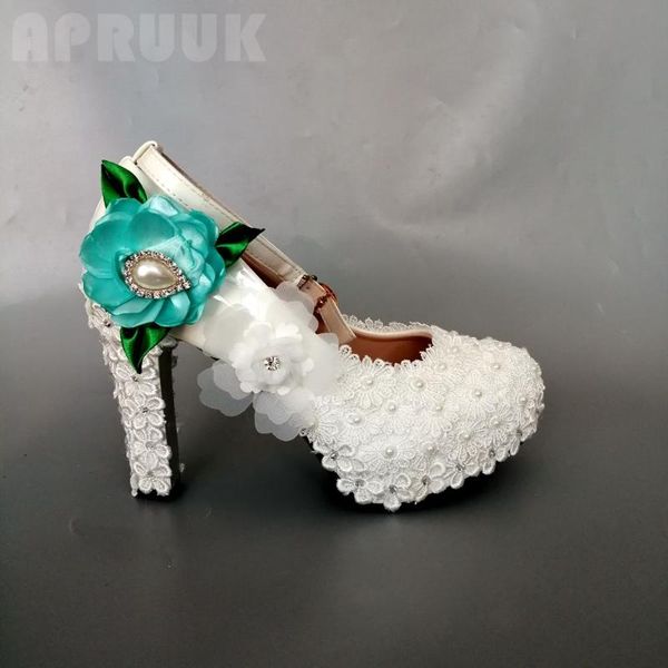 dress shoes super high 11cm block heels lace pumps wedding bride bridal tound toes platforms elegant green flower parties, Black
dress shoes super high 11cm block heels lace pumps wedding bride bridal tound toes platforms elegant green flower parties, Black