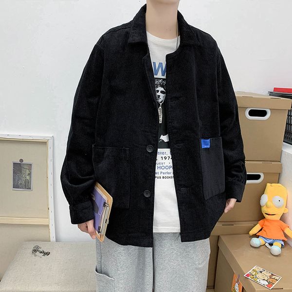 fashion corduroy frock for men's autumn and winter casual loose korean ins fried street jacket baseball couple top, Black;brown
fashion corduroy frock for men's autumn and winter casual loose korean ins fried street jacket baseball couple top, Black;brown