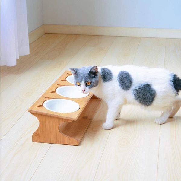 cat bowls & feeders raised stand bowl pet neck care feeder adjustable elevated bamboo dining table oblique with three for puppy
cat bowls & feeders raised stand bowl pet neck care feeder adjustable elevated bamboo dining table oblique with three for puppy