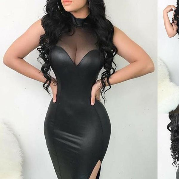 leather dress women plus size 5xl slim explosion cutout stitching sleeveless splits fashion patchwork sheath dress, Black;gray
leather dress women plus size 5xl slim explosion cutout stitching sleeveless splits fashion patchwork sheath dress, Black;gray