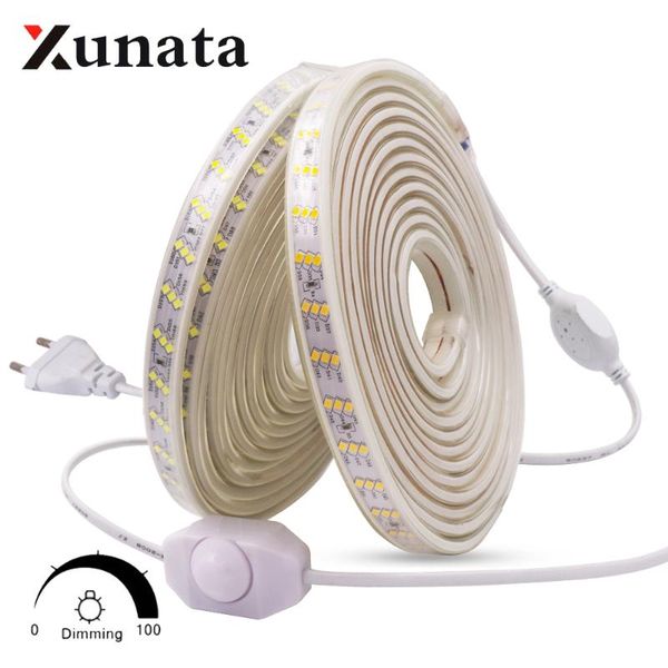 led strip 220v three row 2835 waterproof 180leds/m warm/white dimmerable flexible tape ribbon led strip lamp eu uk
led strip 220v three row 2835 waterproof 180leds/m warm/white dimmerable flexible tape ribbon led strip lamp eu uk