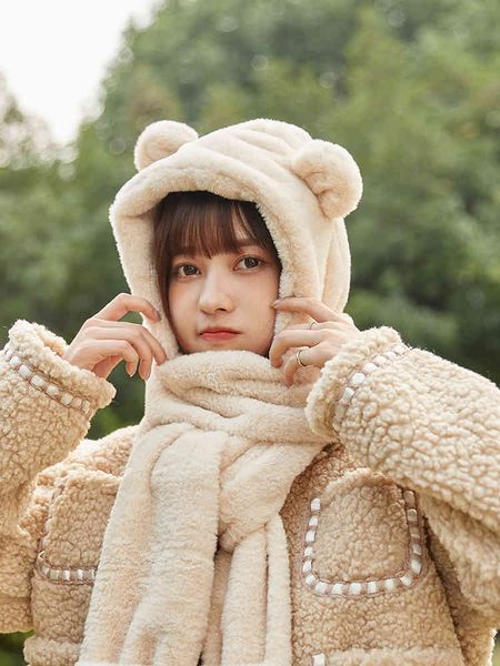 brand caps little bear scarf female winter earmuff hat versatile korean lovely hooded scarf plush ear protection, Blue;gray
brand caps little bear scarf female winter earmuff hat versatile korean lovely hooded scarf plush ear protection, Blue;gray