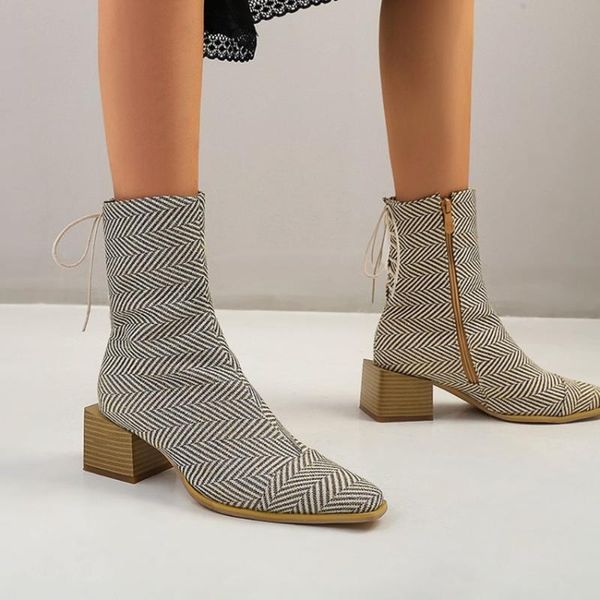 boots us4-12 womens pointed toe stripe crocodile pattern ankle motorcycle square high heel lace up shoes warm winter plus sizex1, Black
boots us4-12 womens pointed toe stripe crocodile pattern ankle motorcycle square high heel lace up shoes warm winter plus sizex1, Black