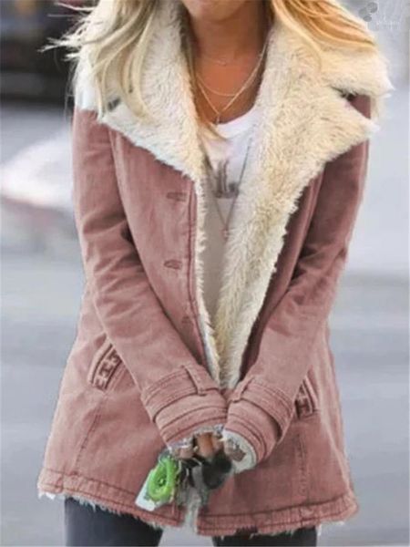fashion woman winter coats full sleeve solid turn-down collar single breasted long flocking slim casual warm women's wool & blends, Black
fashion woman winter coats full sleeve solid turn-down collar single breasted long flocking slim casual warm women's wool & blends, Black