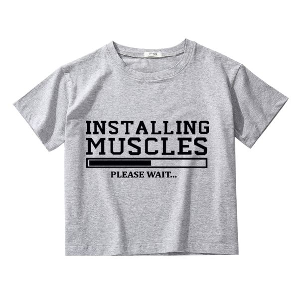 installing muscles funny summer crop women cotton short t shirt 100%cotton korean clothing 220314, White
installing muscles funny summer crop women cotton short t shirt 100%cotton korean clothing 220314, White