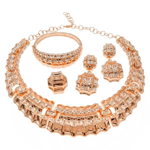 earrings & necklace italian gold jewelry set rose woman banquet wedding h0051, Silver
earrings & necklace italian gold jewelry set rose woman banquet wedding h0051, Silver