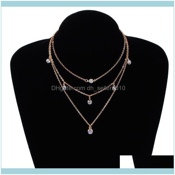 & pendants jewelryfashion gold sier long chain choker necklace charms women simple multilayer crystal pendant necklaces jewelry chokers drop, Golden;silver
& pendants jewelryfashion gold sier long chain choker necklace charms women simple multilayer crystal pendant necklaces jewelry chokers drop, Golden;silver