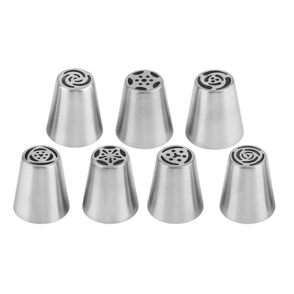 7pcs russian stainless steel nozzles cake decorating icing piping cream nozzles large size cake decoration mouth tool set
7pcs russian stainless steel nozzles cake decorating icing piping cream nozzles large size cake decoration mouth tool set
