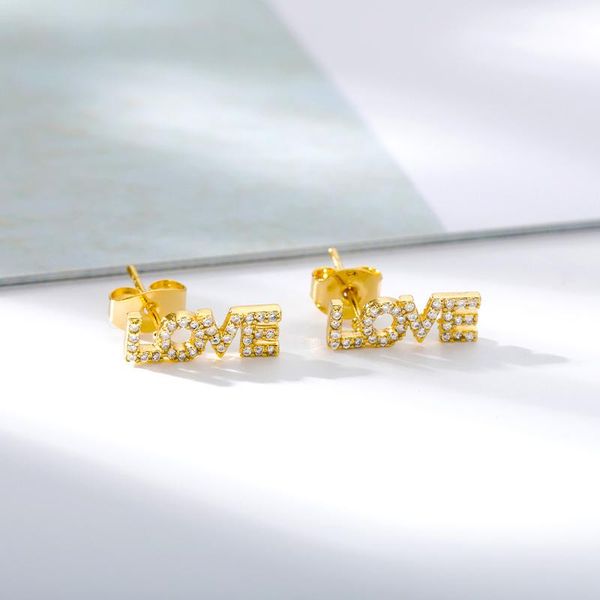 stud rxsmll zircon love earrings for women gold sliver color stainless steel earring geometric simple girlfriend gift jewelry, Golden;silver
stud rxsmll zircon love earrings for women gold sliver color stainless steel earring geometric simple girlfriend gift jewelry, Golden;silver