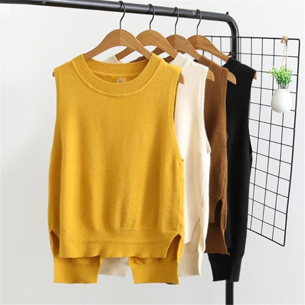 women's vests women plus size bandage thin hollow out 2021 spring o neck pullover sleeveless knitted vest loose side split waistcoat to, Black;white
women's vests women plus size bandage thin hollow out 2021 spring o neck pullover sleeveless knitted vest loose side split waistcoat to, Black;white