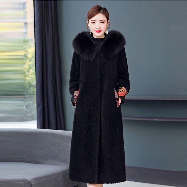 2021 new plus size women's woolen coat winter long slim female wool overcoat add veet to keep warm jacket outwear a428 caur, Black
2021 new plus size women's woolen coat winter long slim female wool overcoat add veet to keep warm jacket outwear a428 caur, Black