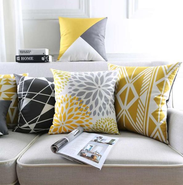 geometric yellow black gray square throw pillow/almofadas case 45 53 30x50 adult,modern cushion cover home decore
geometric yellow black gray square throw pillow/almofadas case 45 53 30x50 adult,modern cushion cover home decore